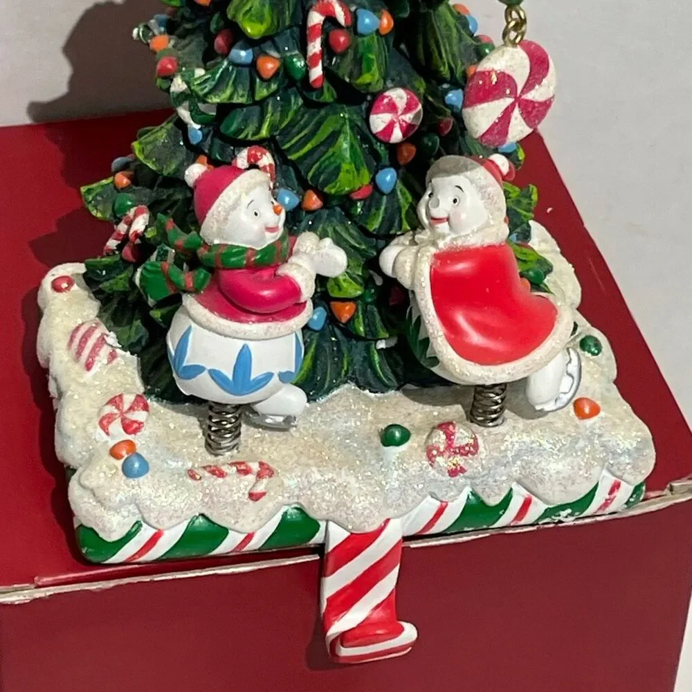 Waterford Multicolor Holiday Heirlooms Christmas Musical Tree Stocking‎ Holder